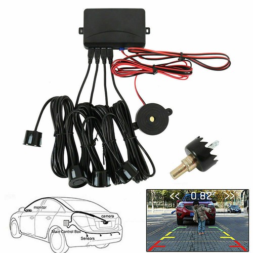 4pcs black parking sensors car - parking,