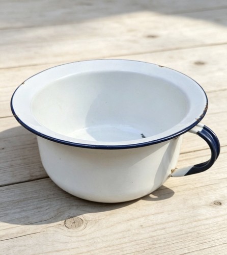 1950s vintage white - 1950s, enamel