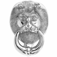 DOOR KNOCKER LIONS HEAD 4"