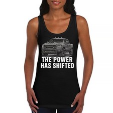 The Power Has Shifted Women's Tank Top American 4x4 Offroad Pickup Truck