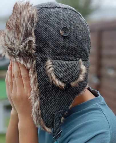 Trapper hat faux fur lined - trapper,