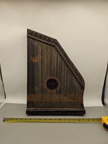 Antique zither phono - antique, harp