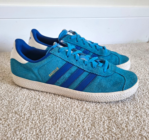 Adidas gazelle blue white - adidas, blue/white