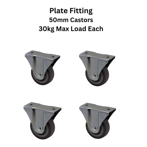 Fixed castor wheels heavy - castor, duty