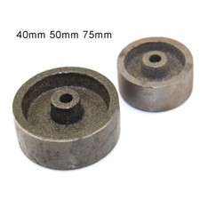 Iron Wheel Disc Hub, Metal Cast Iron Wheels, Cart Casters, Dia 40mm 50mm 75mm