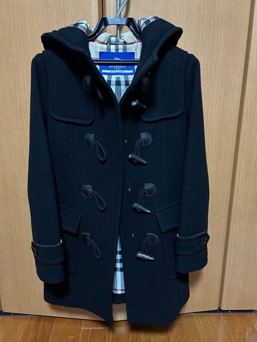 Burberry black duffle coat - duffle,