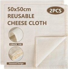 2PCS Cotton Cheese Cloth for