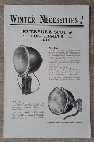 Eversure spot fog lights - spot,