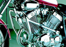 Fehling 7500 guard L + R chrome for Yamaha Virago XV535 crash bar engine bar