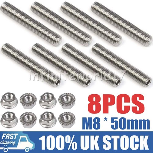 8pcs 50mm exhaust - x, inlet