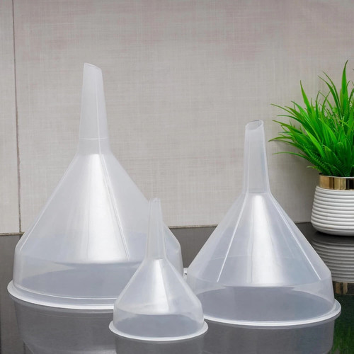 Clear plastic funnel kitchen - plastic,