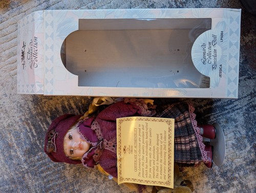Victorian style porcelain doll