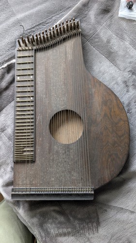 Zither musical instrument - musical,