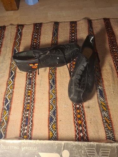 Vittoria black leather cycling - black,
