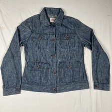 Rohan Travel Linen Jacket Mens Military Field Style Flat Pockets R94