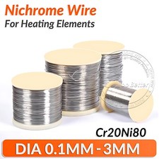 Nichrome Wire Resistance Nickel Chrome Heating Element Hot Cutting Various Sizes