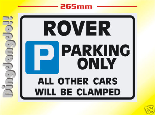 Parking sign novelty - parking, gift