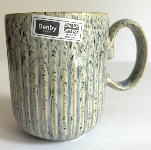 Denby halo speckle ridged mug - speckle,