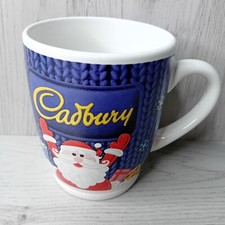 SANTA CADBURYS MUG RARE RETRO VINTAGE CUP TEA COFFEE - 1990,S CHRISTMAS