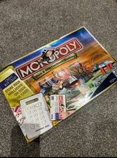 Monopoly Here Now Electronic Banking Board Game Complete. Christmas family game