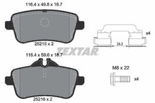 Textar Rear Brake Pads Set For
