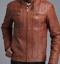 Mens Biker Vintage Distressed
