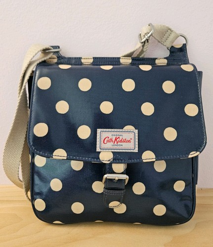 Cath kidston navy cream polka - navy,
