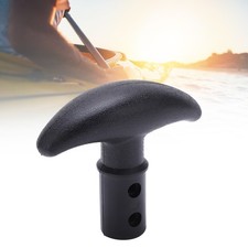 (Black)Canoe Kayak Surfboard Dinghy Inflatable Boat Paddle T Shaped Handle ZM