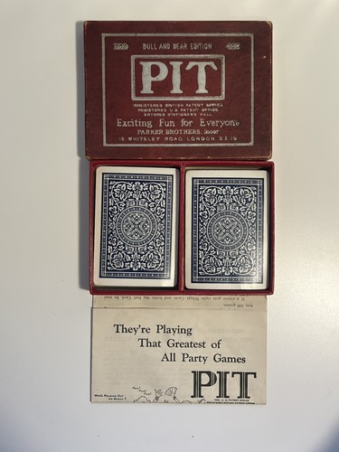 Vintage pit card game - pit,