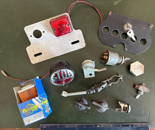 Vintage motorcycle parts - vintage,