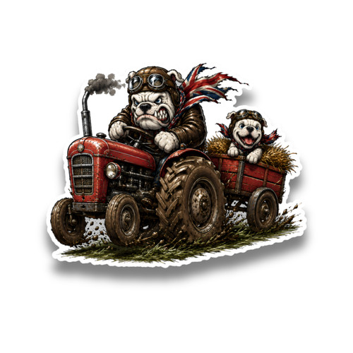 British bulldog tractor farm - bulldog,