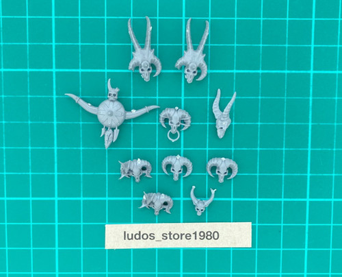 Beastmen skulls job lot - skulls,