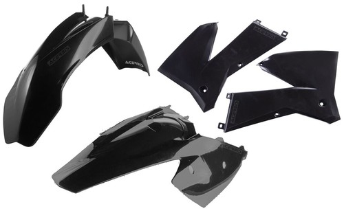 Acerbis plastic kit black ktm - black,