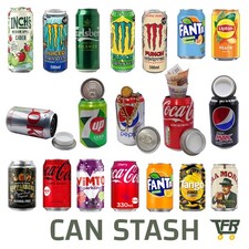 Weighted Smell Proof Drink Can Stash Festival Deviation Safe Secret Storage Box