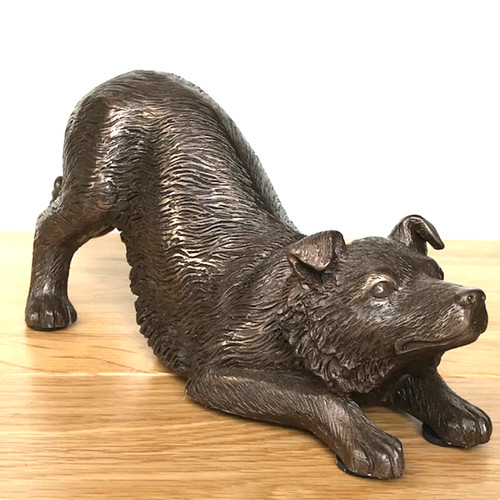 Border collie figurine - border,