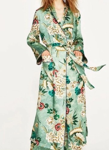 Zara viral green floral side - zara,