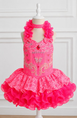 New beautiful peach - peach, swarovski