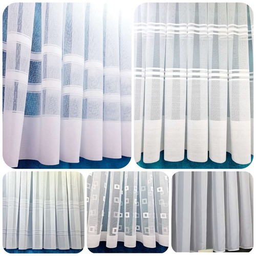 White net curtain - white, curtains