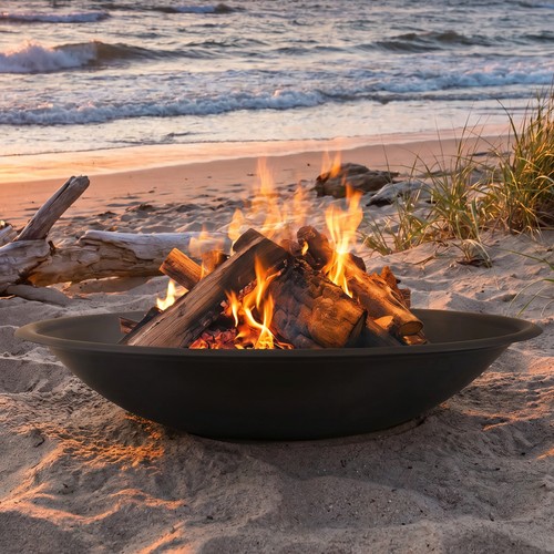 Outdoor fire pit - outdoor, bowl