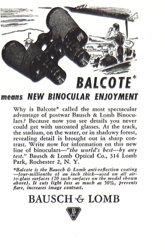1946 bausch lomb binoculars - lomb,