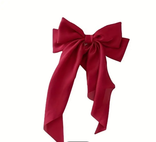 French big bow hair clip - french,