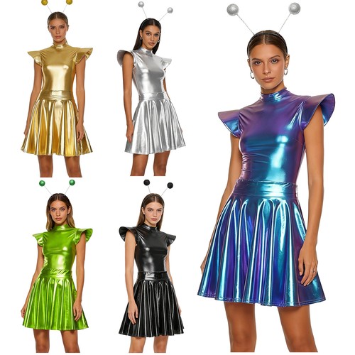 Womens space alien costume - alien, a