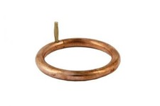 Bull Nose Ring - Copper With Lock Key - Cattle Handling/ veterinary 2.75in & 3in