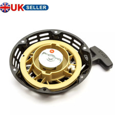 Black Pull Start Cord Recoil