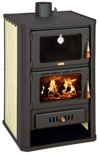 Cooking wood burning stove - burning,