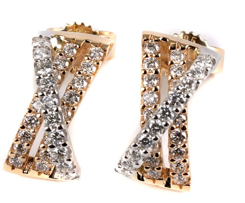Modern 78ct brilliant stud - modern, 0.78ct