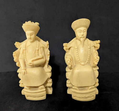 Pair vintage chinese emperor - chinese,