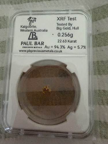 Gold nugget 25g - nugget, 0.25g