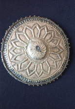 Antique Silver Women's Headdress, Bridal Headdress, Fez Headdress, Ottoman Jewel