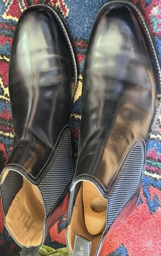 Loake 290b black - leather, men's
